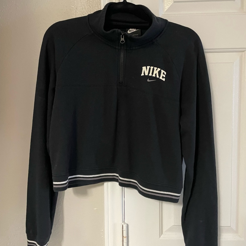 Nike crew neck zip up.
